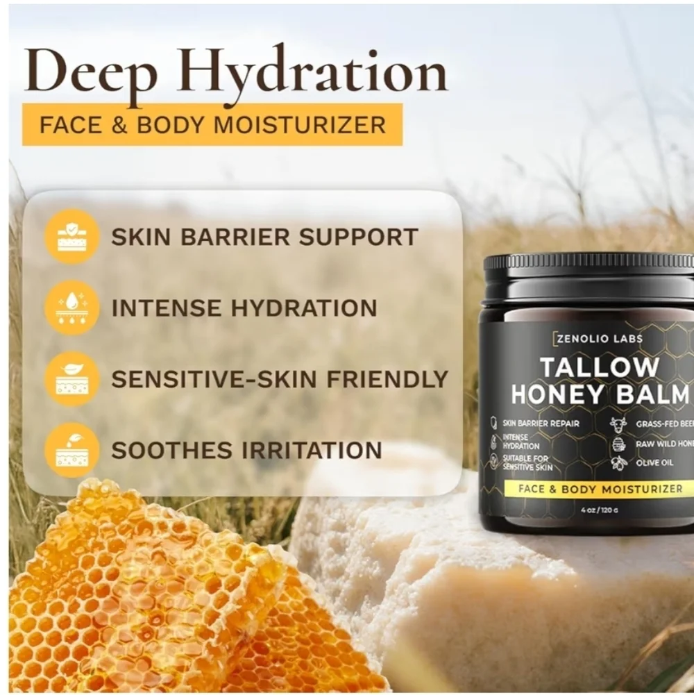 Organic Beef Tallow for Skin Face